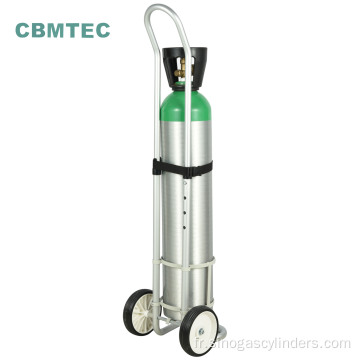 Cylindre d&#39;oxygène en aluminium médical de 2,8 L de haute qualité